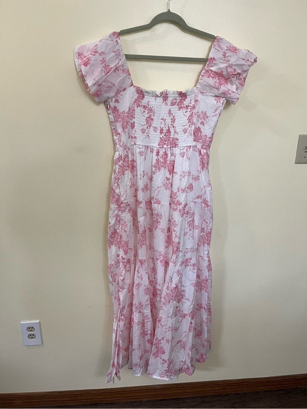 NEW Altar’d State White & Pink Floral Maxi Dress Size Small & Large Available - Picture 10 of 10